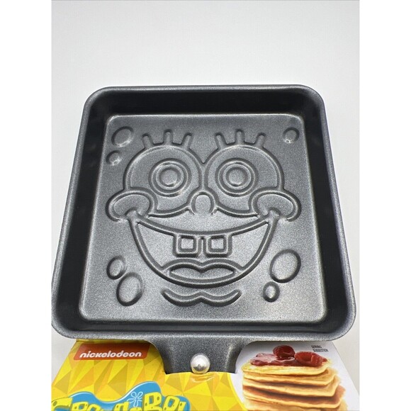 NEW SpongeBob SquarePants Square Metal Pancake Pan/Batter Mix Gift Set - Picture 3 of 4